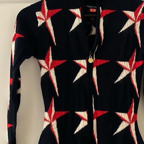 Perfect Moment Black and Red Star Jumpsuit - Picture 3 of 12